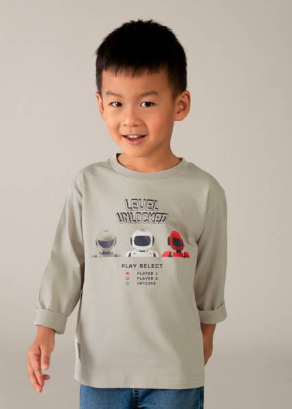 Koszulka d/r robots mayoral 3084-19 116