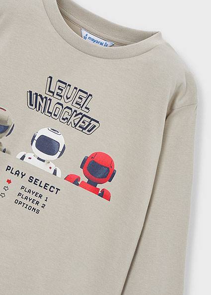 Koszulka d/r robots mayoral 3084-19 128