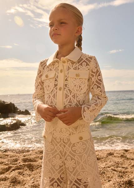 Granitur z koronki Abel&Lula 5288-4 152