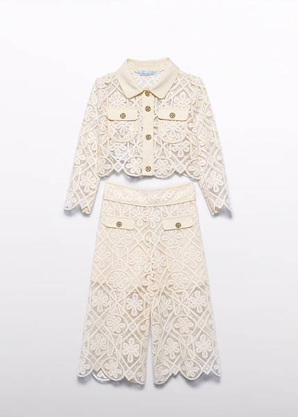 Granitur z koronki Abel&Lula 5288-4 140