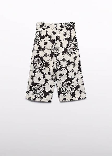 Spodnie kuloty nadruk 5280-1 152