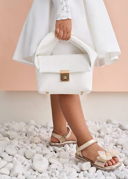 Błyszcząca torebka z teksturą Abel&Lula 5481-3