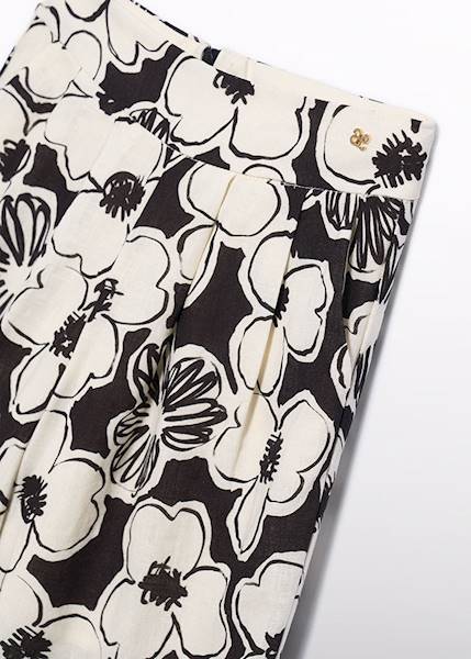 Spodnie kuloty nadruk 5280-1 104/110