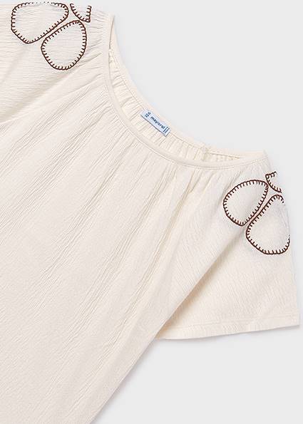 Koszulka k/r muślin 6006-89 140