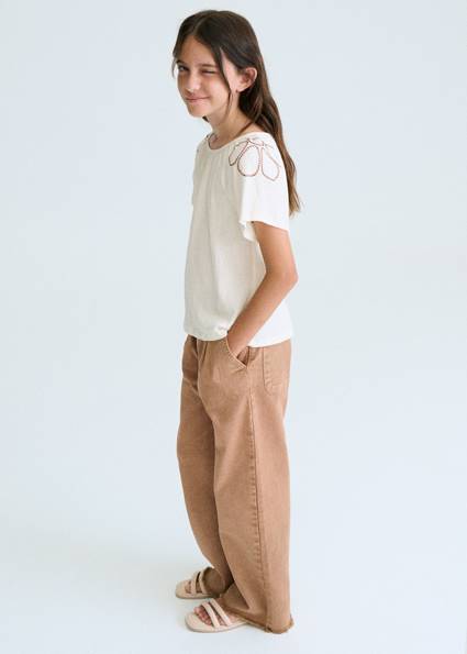 Koszulka k/r muślin 6006-89 140