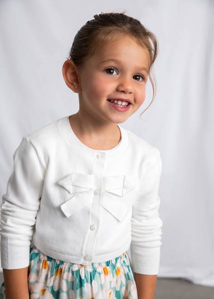 Sweterek kokardka basic 321-86 116