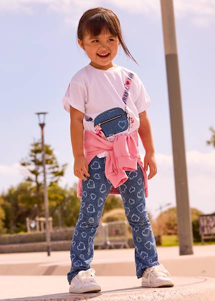 Komplet z bluzą i legginsami 3730-15 128