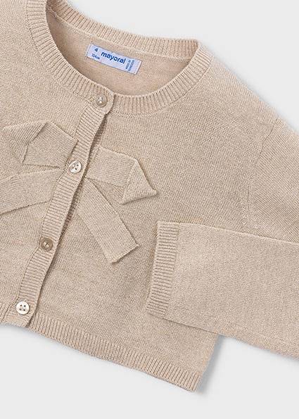 Sweterek kokardka błysk 321-85 134