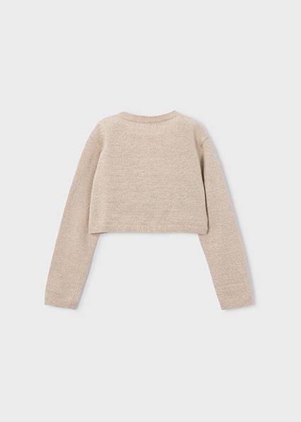 Sweterek kokardka błysk 321-85 104