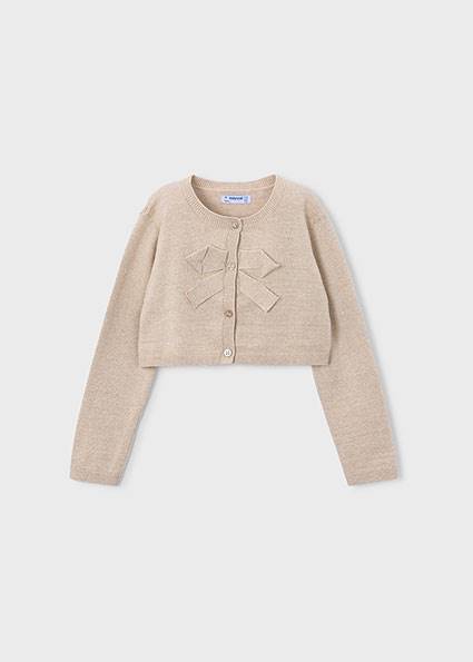 Sweterek kokardka błysk 321-85 122