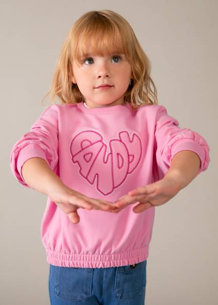 Bluza z haftem 3449-16 104