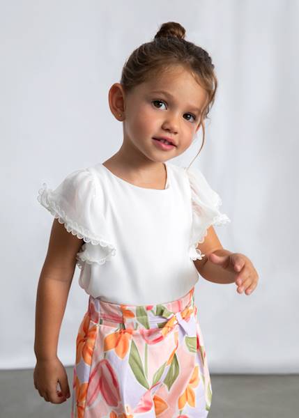 Gładka elegancka bluzka 3195-42 122