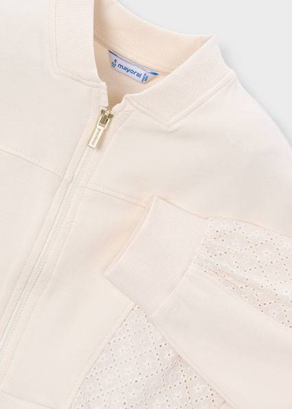 Bluza łączone tkaniny 3456-36 122