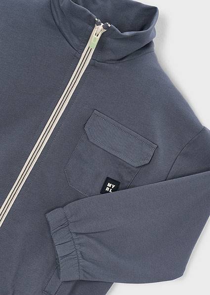 Bluza łączone tkaniny 3441-81 104