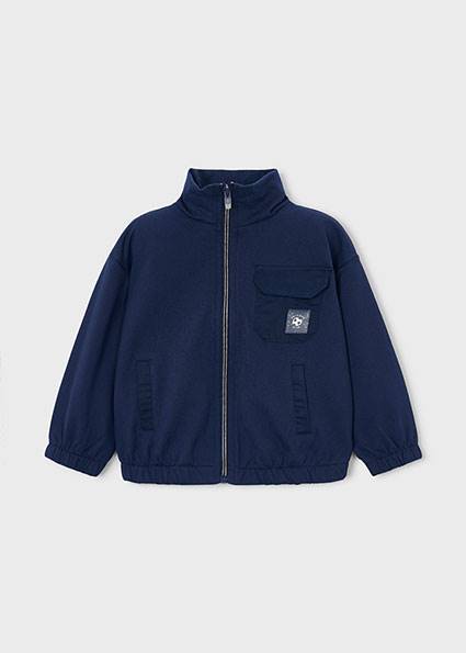 Bluza łączone tkaniny 3441-80