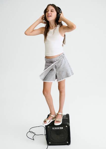 Spódnico spodnie jeans 6903-39 158