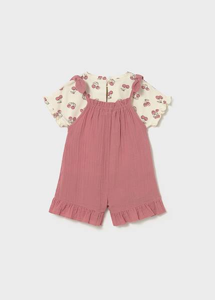 Komplet ogrodniczki i koszulk 1656-18 74