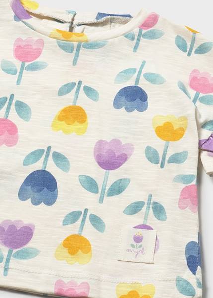 Koszulka k/r we wzory 1082-16 86