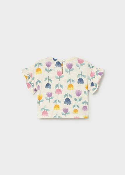 Koszulka k/r we wzory 1082-16 80