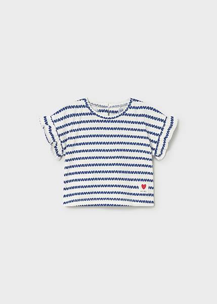 Koszulka k/r we wzory 1082-15 80