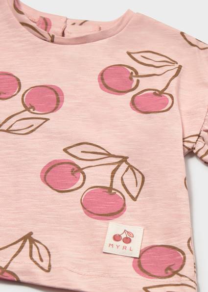 Koszulka k/r we wzory 1082-17 98