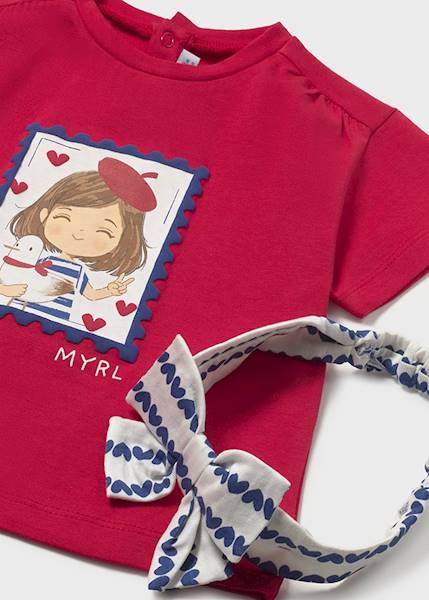 Koszulka k/r z opaską 1081-10 86