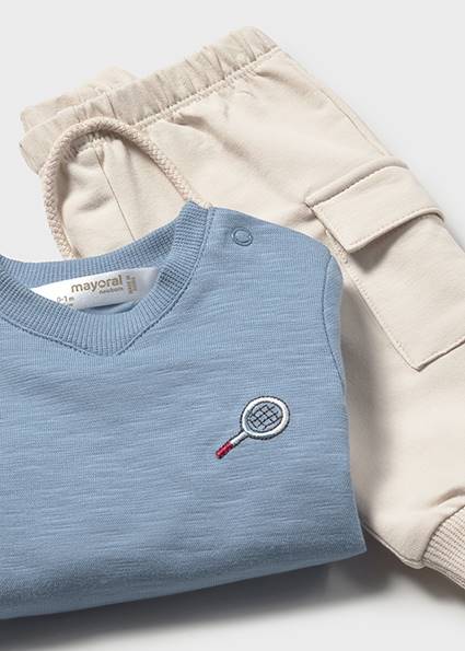 Komplet dzianina 2-cz. 1628-62 gł. 70 4-6