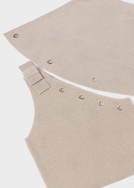 Komplet ze spódnicą trykot 6918-14 128