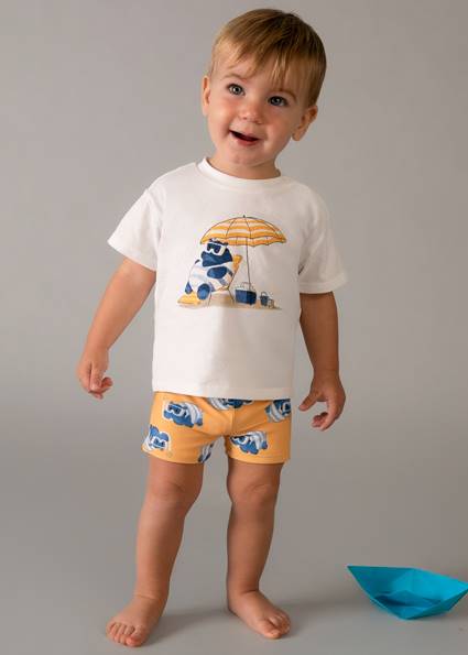 Kąpielówki z koszulką 1661-76 92