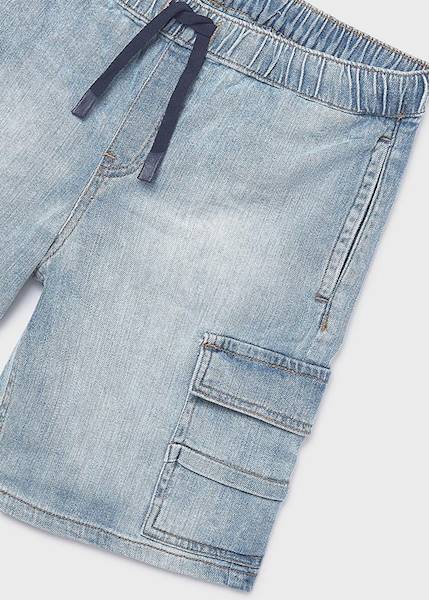 Bermudy typu cargo denim 6218-33 160