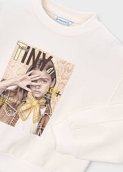 Bluza z nadrukiem 3448-95 110