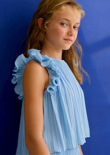 Kompl.spodnie plisowane A&L 5285-34 128