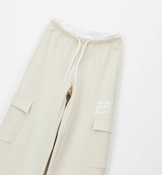 Spodnie IDO beż G732 140