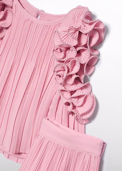 Kompl.spodnie plisowane A&L 5285-35 140