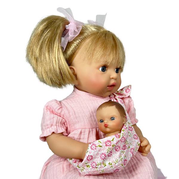 LALKA ALEX con bebe róż 4110