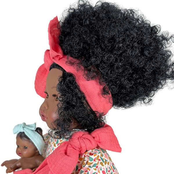 LALKA ADDIS con bebe 6220 L beż