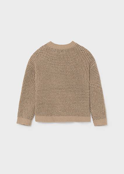Sweter ze strukturą błysk 7341-19 140
