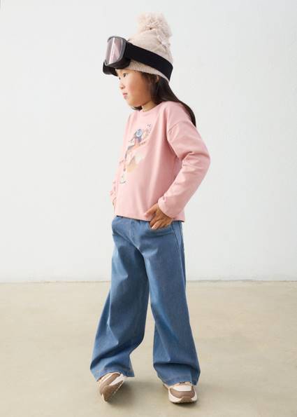 Legginsy w stylu denim 4501-75 104