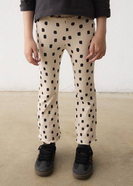 Prążkowane legginsy 4728-14 110