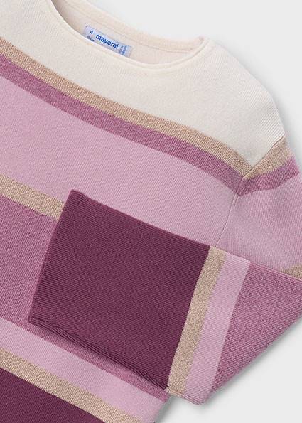Sweter żakard 4317-43 128