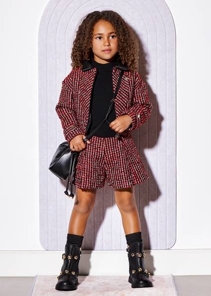 Szorty tweed Abel&Lula 5775-1 128