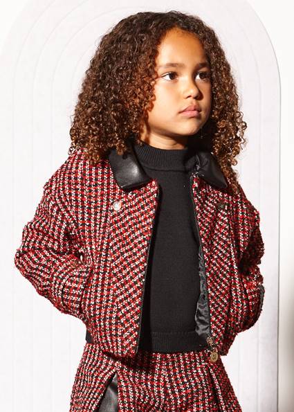 Kurtka tweed Abel&Lula 5886-1 128