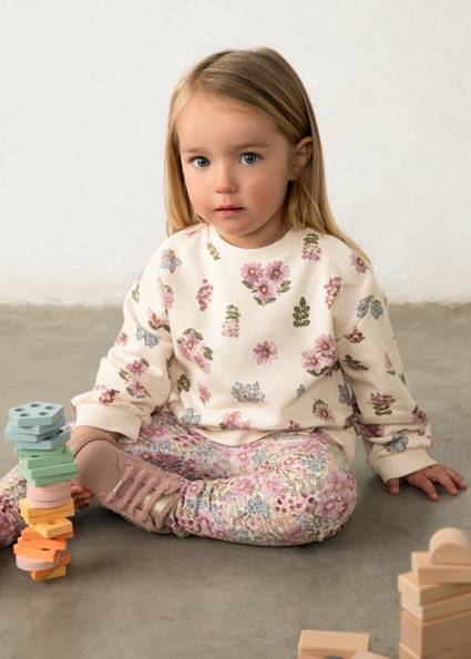 Bluza w kwiaty 2433-70 86