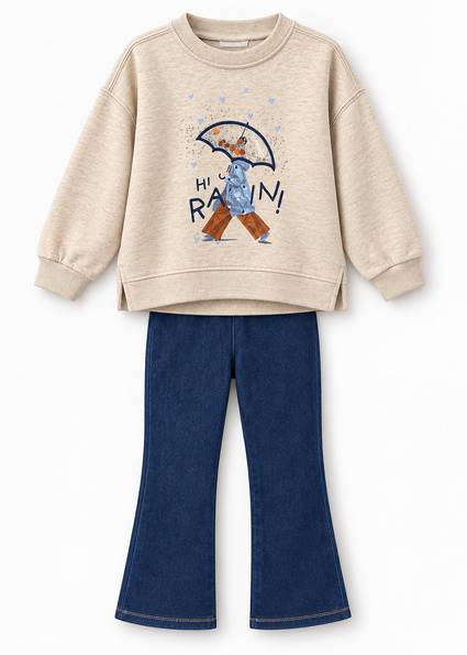 Komplet z bluzą i legginsami 4732-36 116