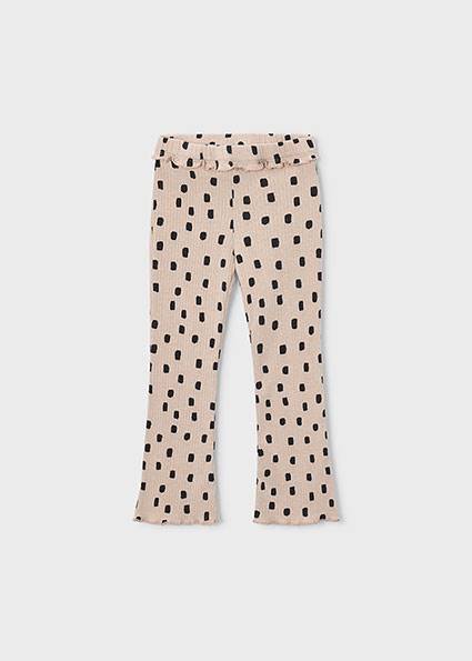 Prążkowane legginsy 4728-14 134