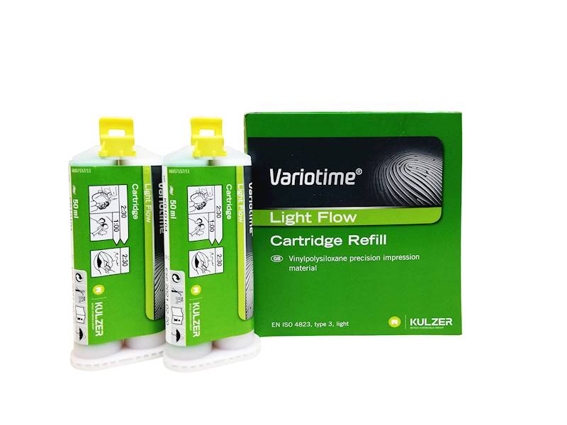 Kulzer - Variotime Light Flow 2x50ml +10końcówek