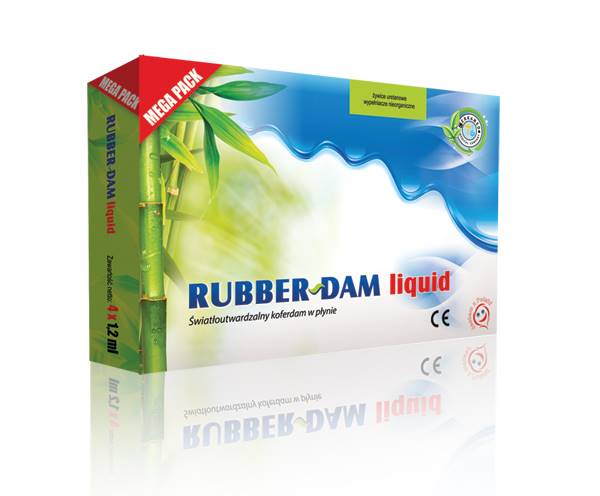 Cerkamed - RUBBER DAM płyn 4x1.2ml światłoutwardz.