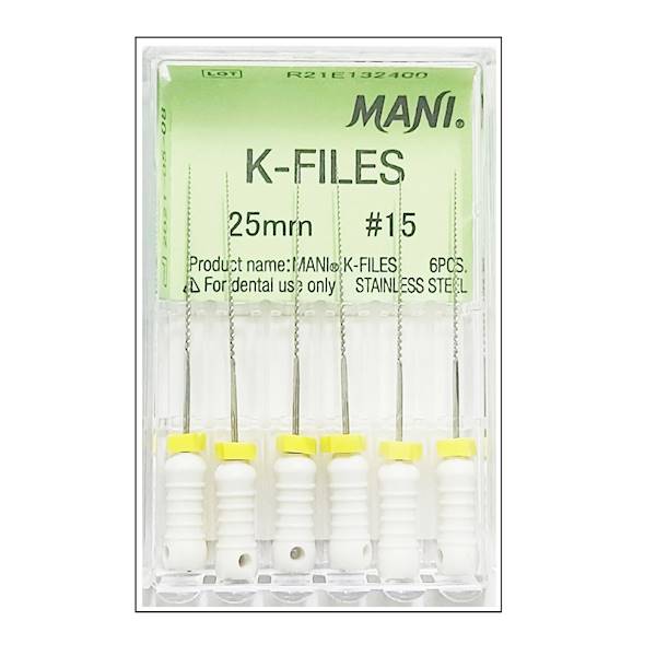 Mani - Pilniki K 25mm 15 6szt.białe