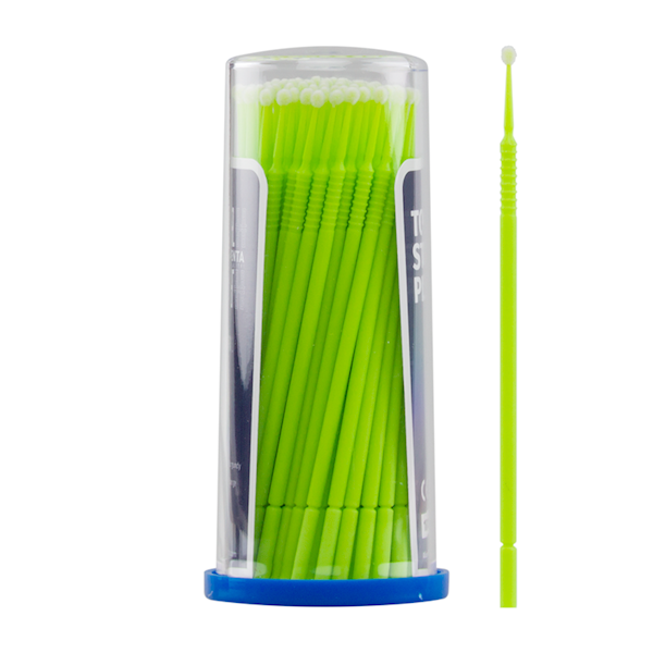 Aplikatory 2mm Regular zielone 100szt.