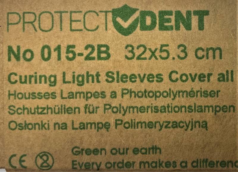 PM - Osłona BIO lampy polimeryzac. 5.3x32cm 250szt